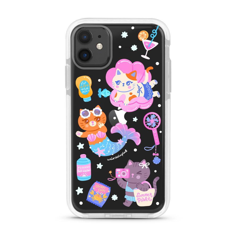 Tropical Cats by Weirdo in Pink
